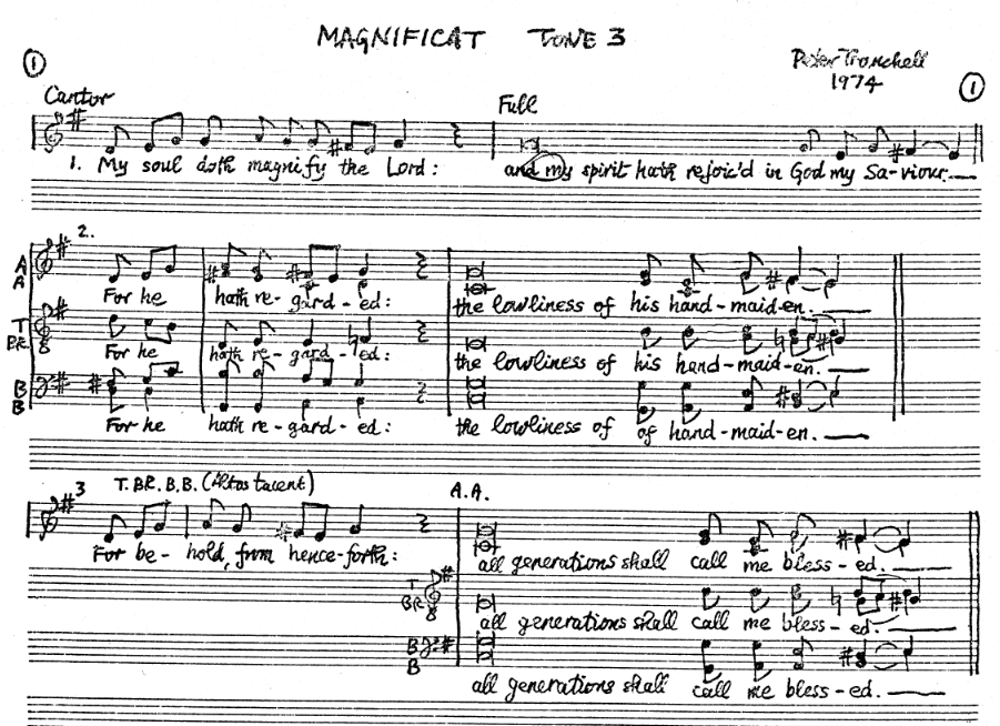 Tranchell Magnificat Tone 3 preview