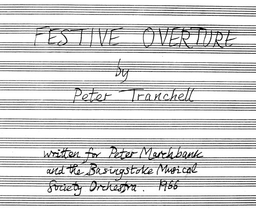 Tranchell Festive Overture Cover