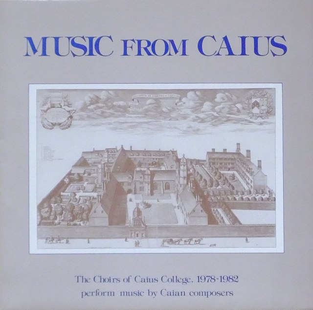 Music from Caius LP 1985 sleeve front, 