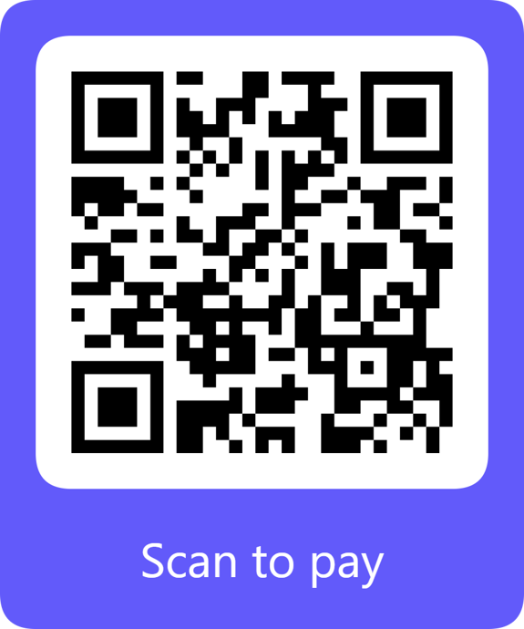 Scan this QR code to pay for the Peter Tranchell Centenary Reception