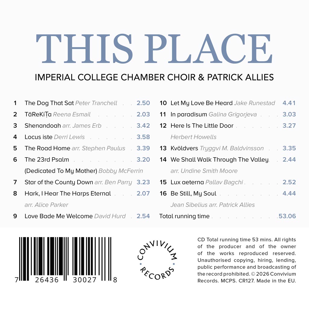 Back cover of This Place CD