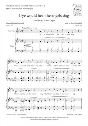 If ye would hear the angels sing, by Peter Tranchell